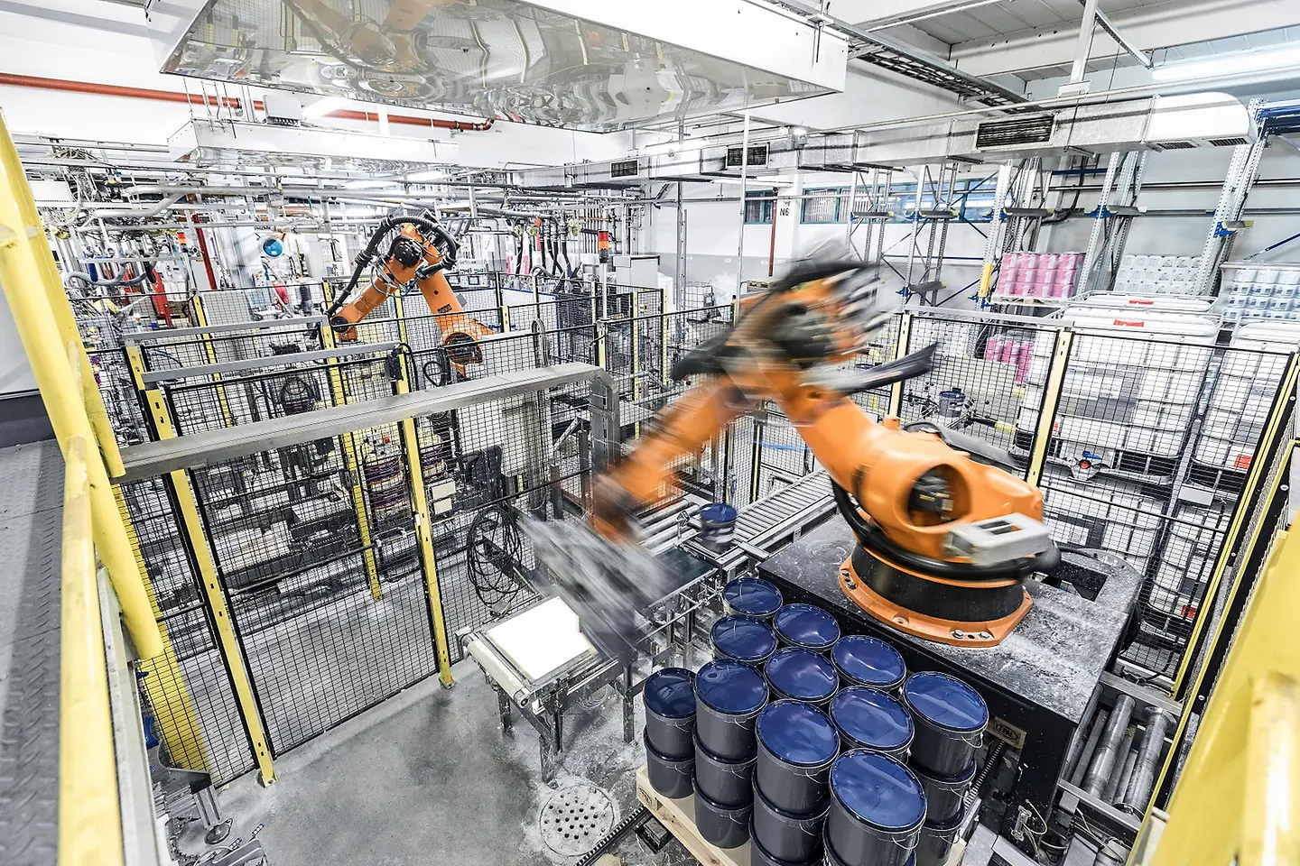 Production in Henkel site Drogenbos, Belgium