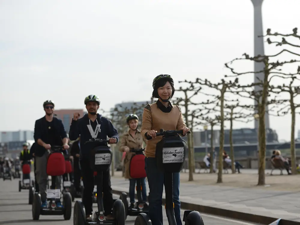 Bei der Segway-Tour 