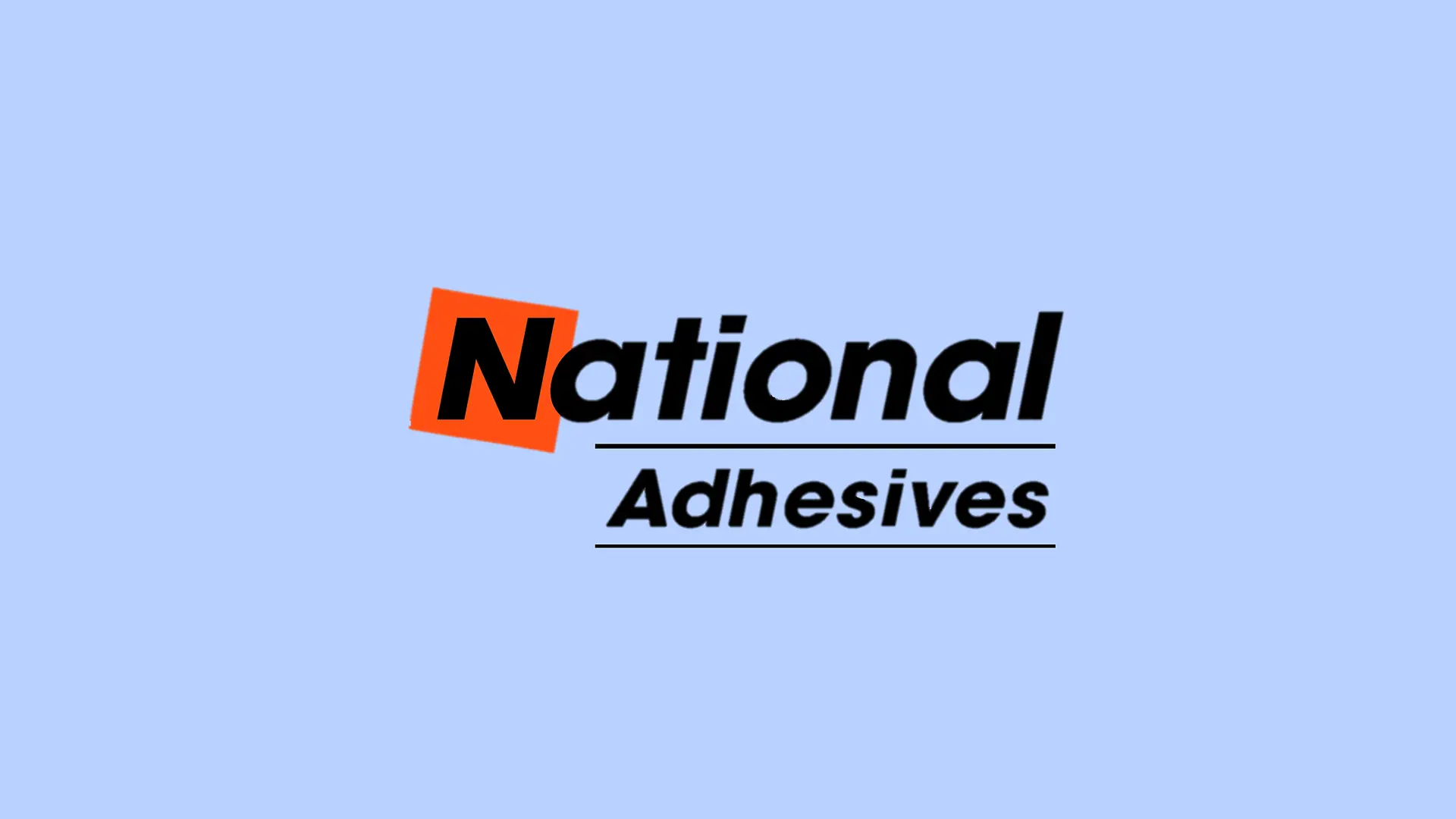 Logo de National Starch sobre fondo azul.
