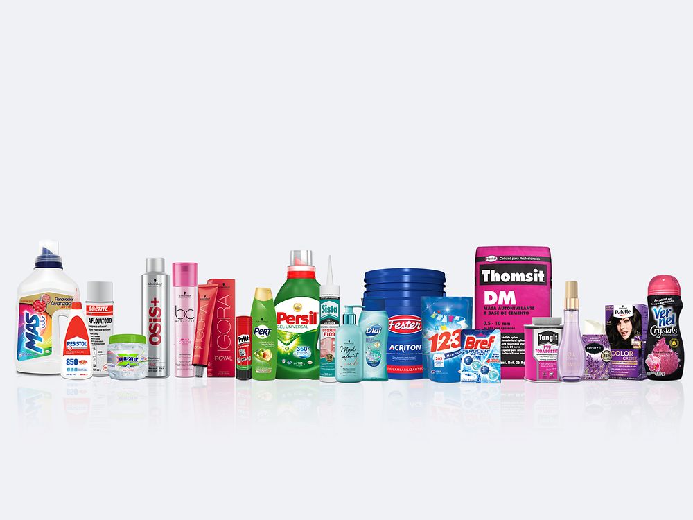 Selección de productos Henkel.