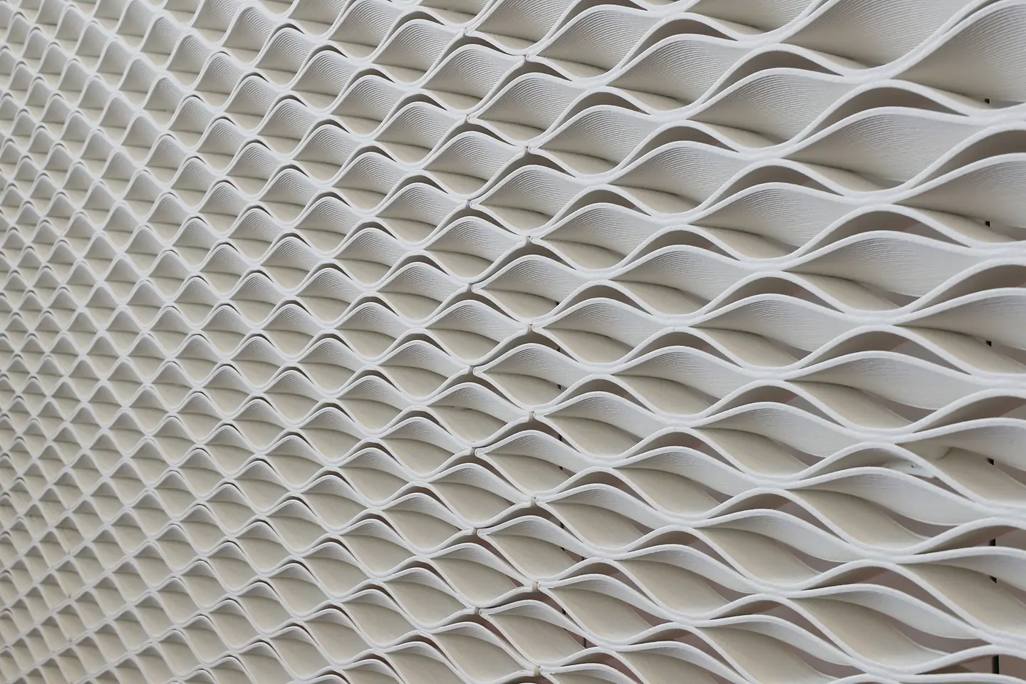 
The 3D Printed wall in the Henkel Innovation and Interaction Centre, made from Loctite products and designed by Jennings Design Studio, Dublin and Aectual, Netherlands.
