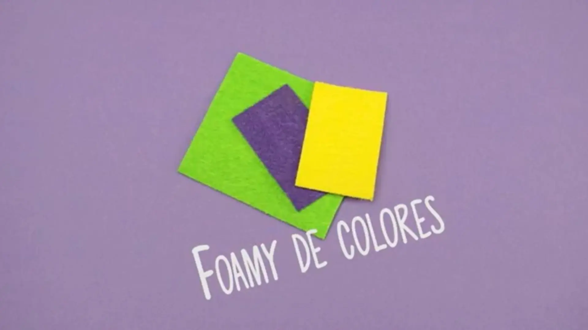 Foamy de colores