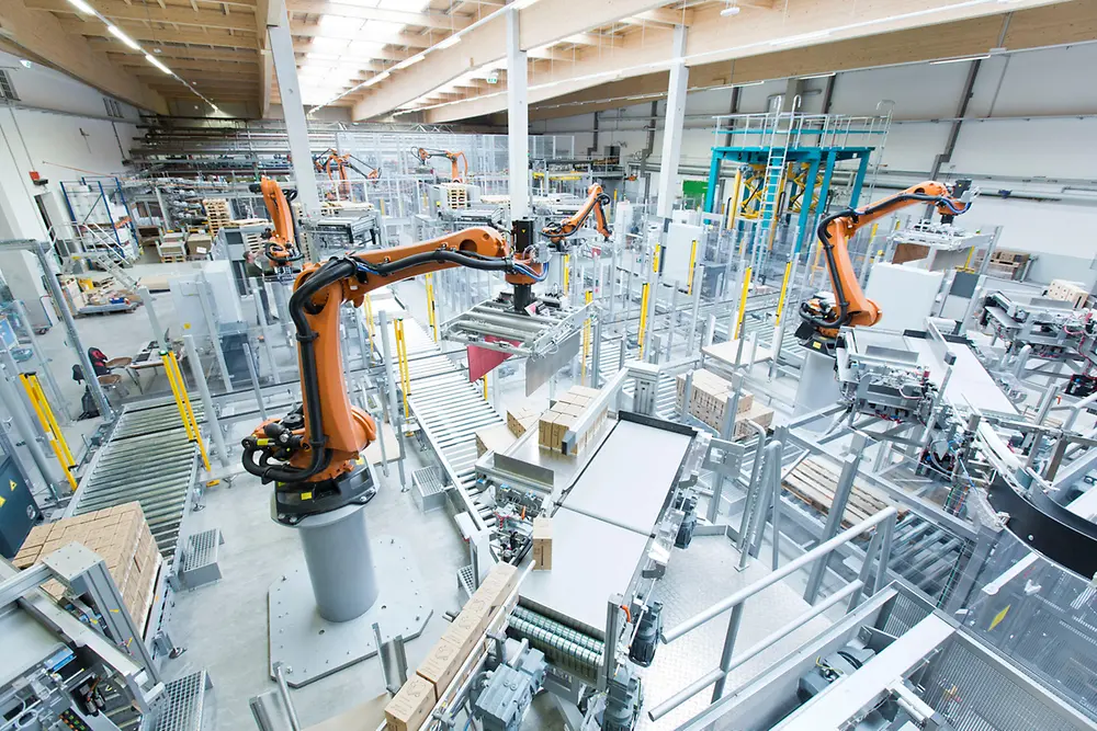 The use of robots can make it easier to produce and check high-quality products, which ultimately increases efficiency. 